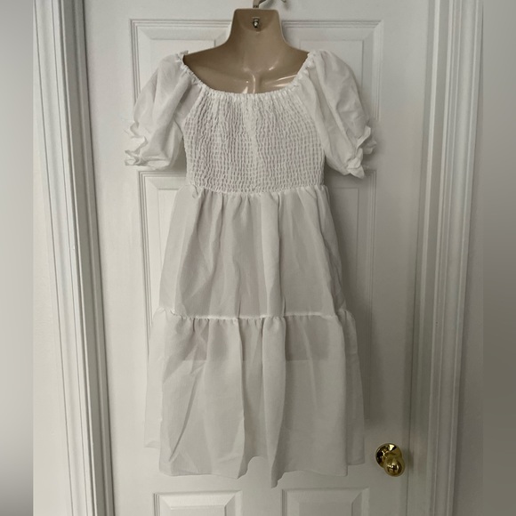 NWOT White Summer Dress - Picture 3 of 4